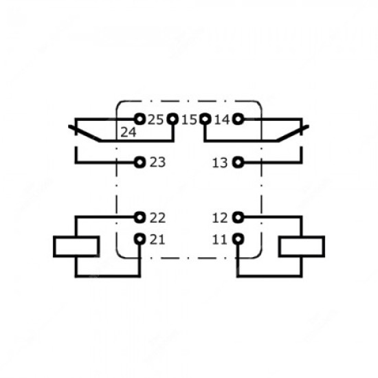 Relè V23084-C2001-A303 2X15A DC12V Relè V23084-C2001-A303 2X15A DC12V