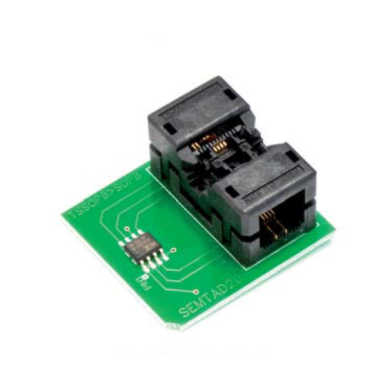 Adaptador socket TSSOP8 SOCKET to SOP8-IN-CLIP Adaptador socket TSSOP8 SOCKET to SOP8-IN-CLIP