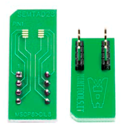 Adaptador socket de MSOP8 PCB para DIL8 PIN Adaptador socket de MSOP8 PCB para DIL8 PIN