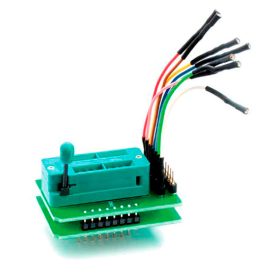 Adaptador socket de  DIL8 SOCKET to DIL8 PIN SWITCH Adaptador socket de  DIL8 SOCKET to DIL8 PIN SWITCH