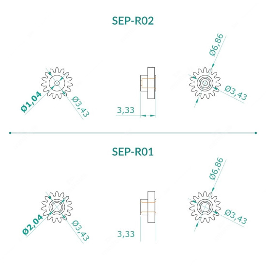 Carreto 15 dentes para quadrantes Audi V8, 80, 90, 100, Volvo 850 1° Serie, Volvo 480, Mercedes S, Porsche 993 (ultimos modelos) Carreto 15 dentes para quadrantes Audi V8, 80, 90, 100, Volvo 850 1° Serie, Volvo 480, Mercedes S, Porsche 993 (ultimos modelos)