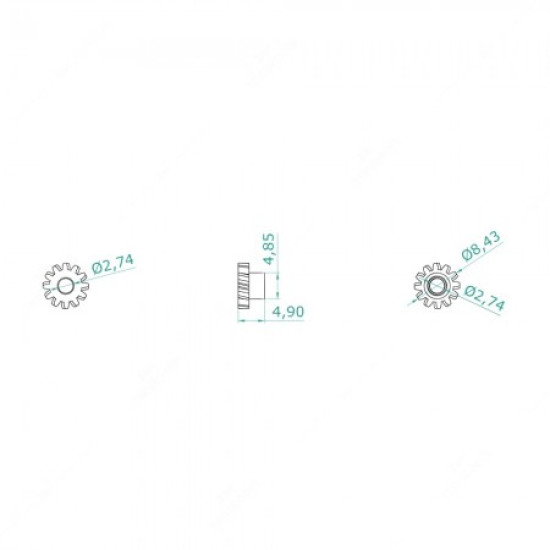 Carreto 12 dentes para quadrantes Volkswagen VW Tipo 1 também conhecidos como Beetle, Käfer, Vocho ou Fusca Carreto 12 dentes para quadrantes Volkswagen VW Tipo 1 também conhecidos como Beetle, Käfer, Vocho ou Fusca