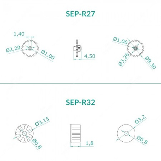 Carreto 29 dentes externos; 8 internos para quadrantes Audi, Seat e Skoda speedometers (91 255002/005/006/007/008/112) Carreto 29 dentes externos; 8 internos para quadrantes Audi, Seat e Skoda speedometers (91 255002/005/006/007/008/112)