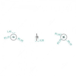 Carreto 29 dentes externos; 8 internos para quadrantes Audi, Seat e Skoda speedometers (91 255002/005/006/007/008/112) Carreto 29 dentes externos; 8 internos para quadrantes Audi, Seat e Skoda speedometers (91 255002/005/006/007/008/112)
