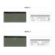 LCD display for Fiat Stilo instrument panels - without "Selespeed" version