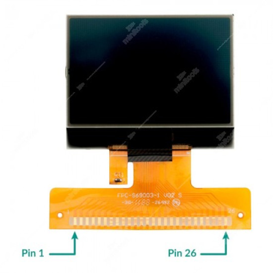 LCD display para quadrantes Audi A3, A4, A6, VW Passat, Golf IV, Seat e Skoda