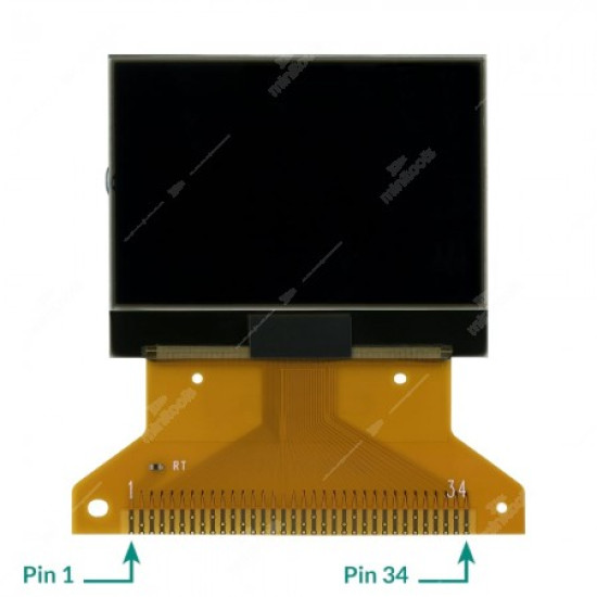 Display LCD para quadrantes Audi A3/A4/A6, VW Passat/Golf 4, Seat e Skoda