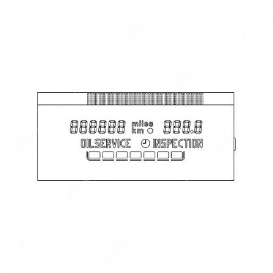 Display LCD para quadrantes BMW E34 Display LCD para quadrantes BMW E34