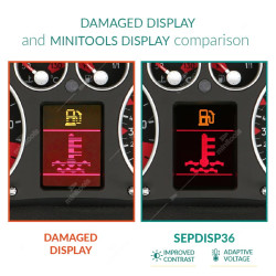 Display LCD para Quadrantes Audi, Ford, Seat e Volkswagen