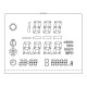 LCD display for Massey Ferguson and John Deere tractors (dimensions 75x58mm)