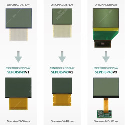 Display LCD para tractores Massey Ferguson e John Deere Display LCD para tractores Massey Ferguson e John Deere