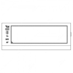 Display LCD para radio Nissan e Suzuki Display LCD para radio Nissan e Suzuki