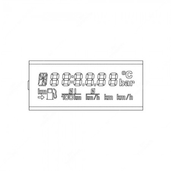LCD display for Porsche 964 / 993 instrument clusters LCD display for Porsche 964 / 993 instrument clusters