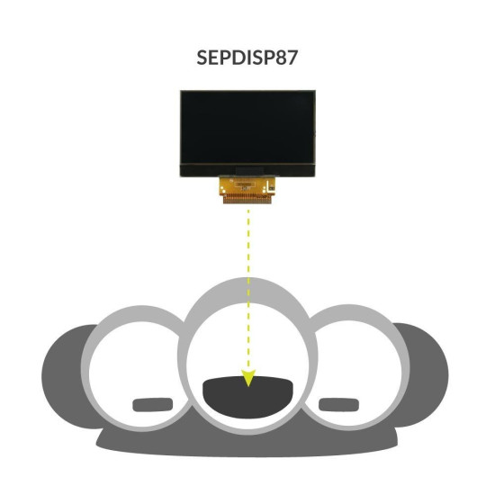 Middle dot-matrix display for Porsche 911 996 (2002-2006), Boxster 986 (2001-2004) and Carrera GT instrument clusters