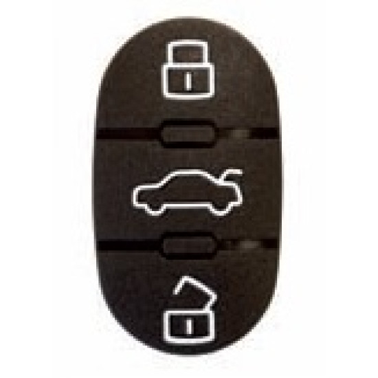 Borrachas para capas de chave de Audi e Volkswagen 3 botões Borrachas para capas de chave de Audi e Volkswagen 3 botões