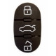 Borrachas para capas de chave de Audi e Volkswagen 3 botões Borrachas para capas de chave de Audi e Volkswagen 3 botões