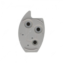 Borracha para capa de chaves Citroën 3 botões Borracha para capa de chaves Citroën 3 botões