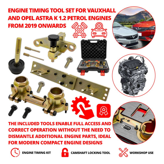 Kit de Sincronização da Distribuição para Opel / Vauxhall Astra K 1.2 (2019+) Welzk 6968-WW