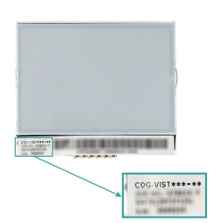 LCD display for Ford Fiesta Mk6, B-Max, Ecosport, Transit - Tourneo Courier instrument panels (Code: COG-VIST1080-02)